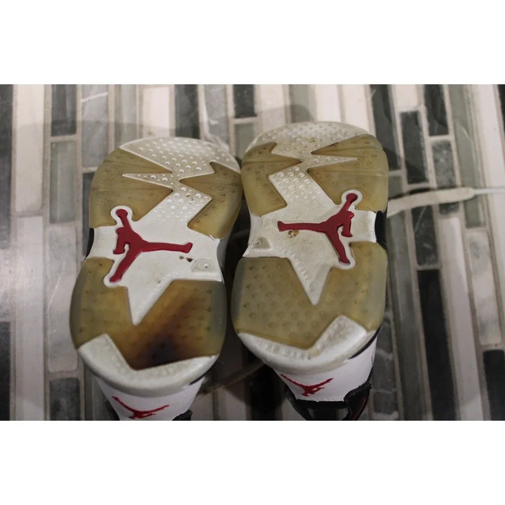 Nike Air Jordan Retro 6 Carmine Basketball Shoes Size 5C‎ 384667-160
